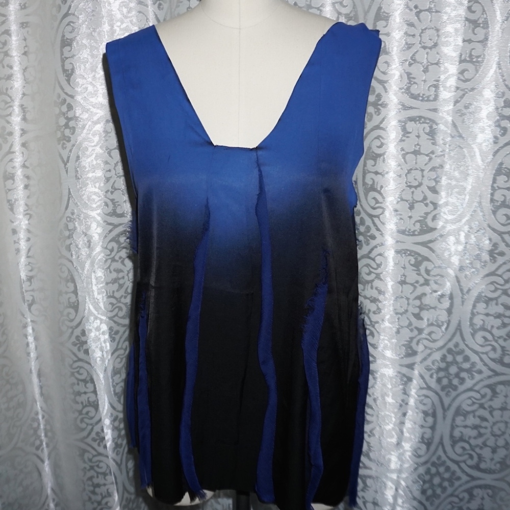 NWT M Missoni Ombre blue black top SAMPLE